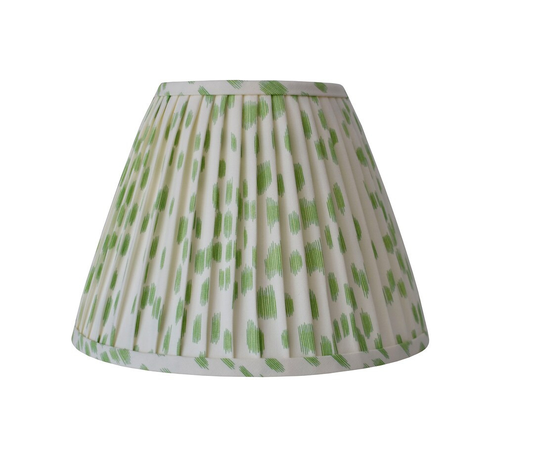 Peridot  Les Touches -Pleated Lampshade- Lamp Shade-Floral Pleated sconce chandelier shade -Custo... | Etsy (US)