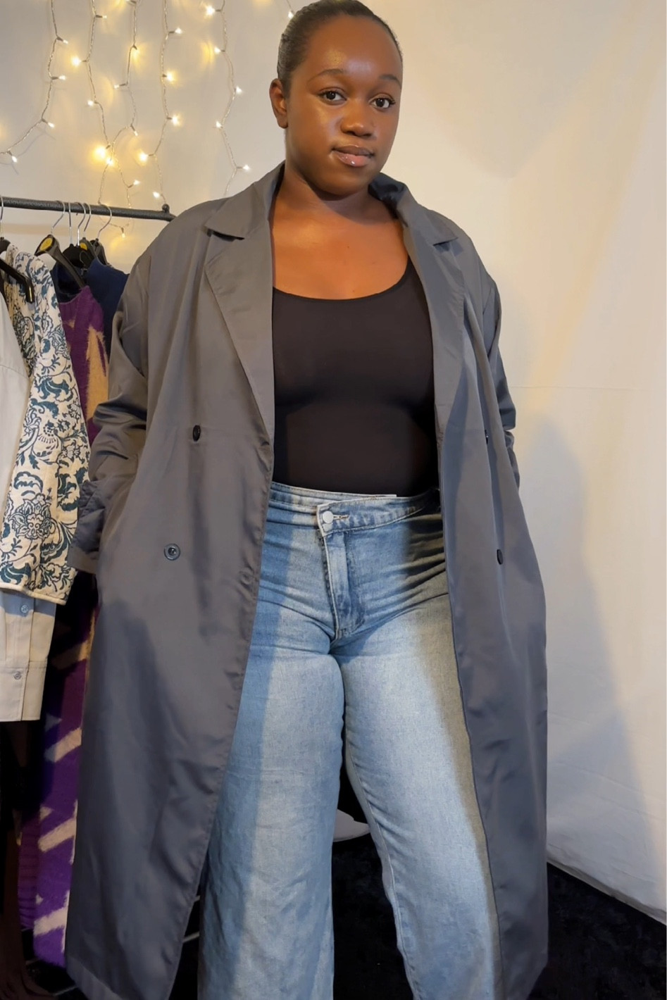 Grey Trench Coat From SHEIN! Perfect jacket for transitioning for spring 🌸

#LTKSeasonal #LTKplussize #LTKSpringSale