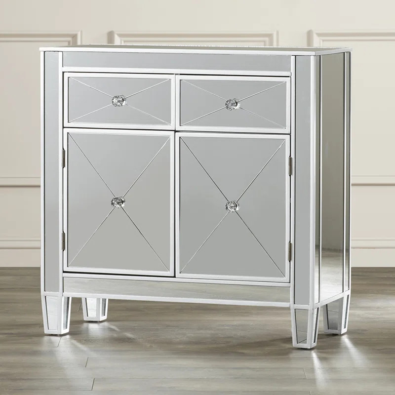 Danilah 28.25'' Tall 2 - Door Accent Cabinet | Wayfair North America