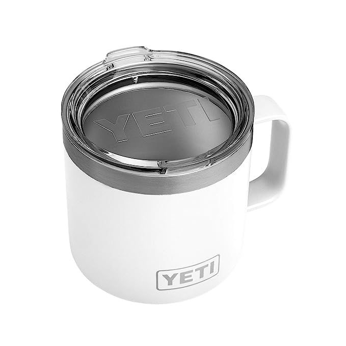 YETI Rambler 14 oz Stainless Steel Vacuum Insulated Mug with Lid | Amazon (US)