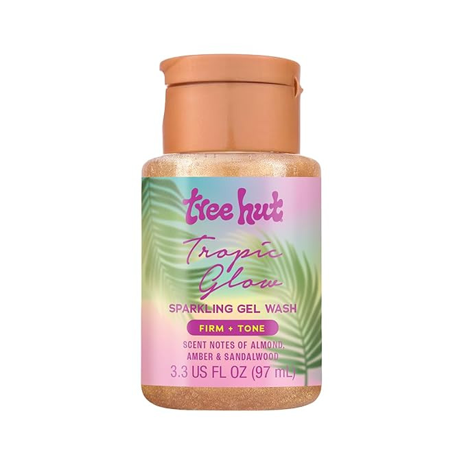 Tree Hut Tropic Glow Mini Body Wash, Travel Size Shower Gel w/Shea Butter & Essential Oils, Soft ... | Amazon (US)