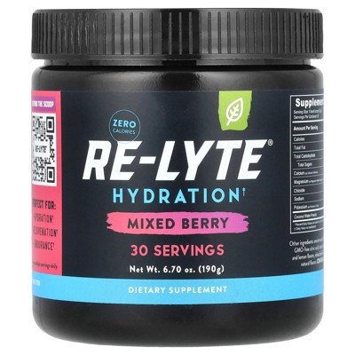 Redmond Re-Lyte® Hydration, Mixed Berry, 6.7 oz (190 g) | Target