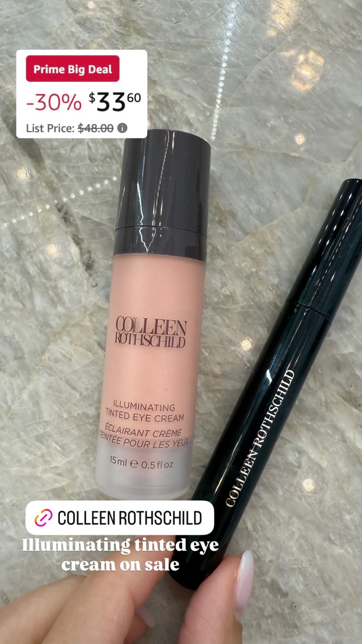 Illuminating tinted eye cream on sale