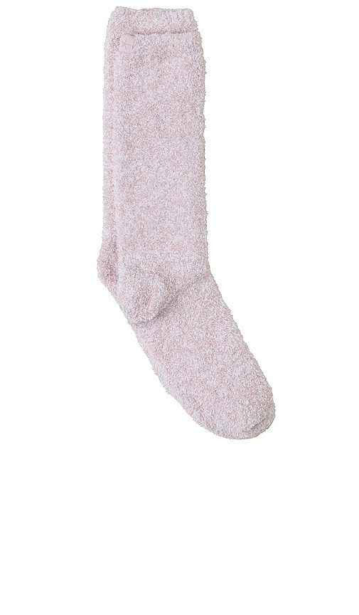Barefoot Dreams CozyChic Womens Heathered Socks in Rose. - size S/M | Revolve Clothing (Global)