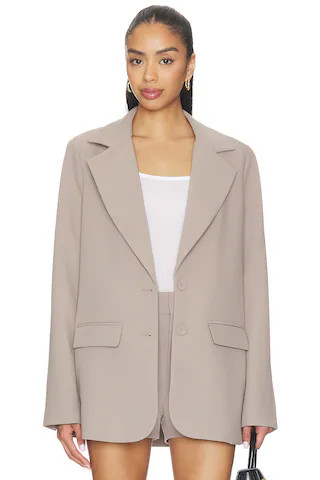 Favorite Daughter The Favorite Oversized Blazer in Soft Taupe from Revolve.com | Revolve Clothing (Global)
