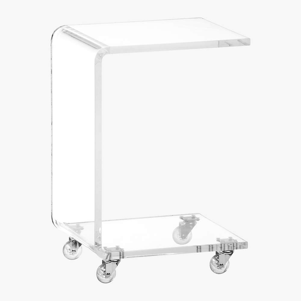 Peekaboo Acrylic C Table + Reviews | CB2 | CB2
