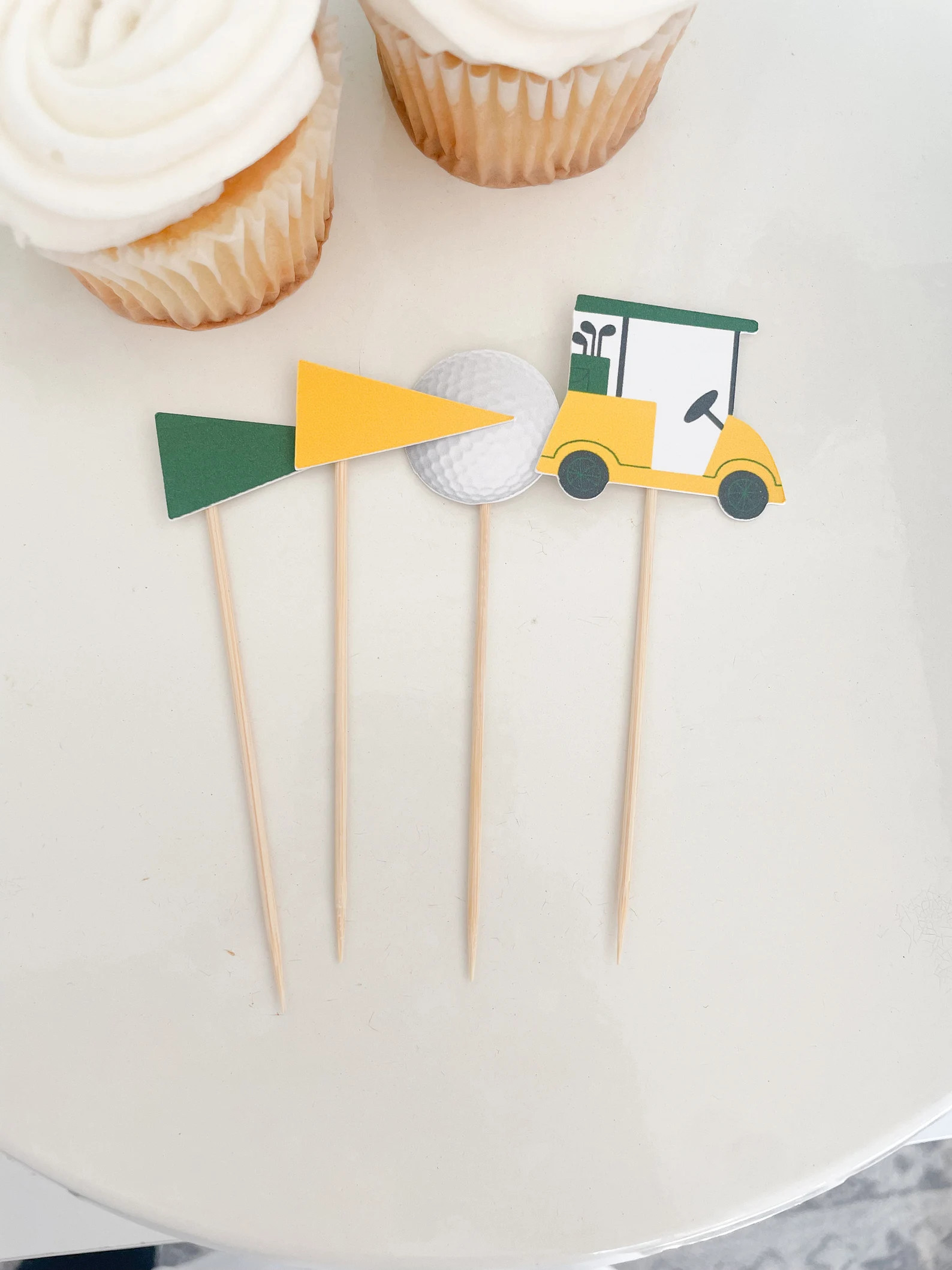 Masters Inspired Golf Theme Cupcake Toppers - Etsy | Etsy (US)