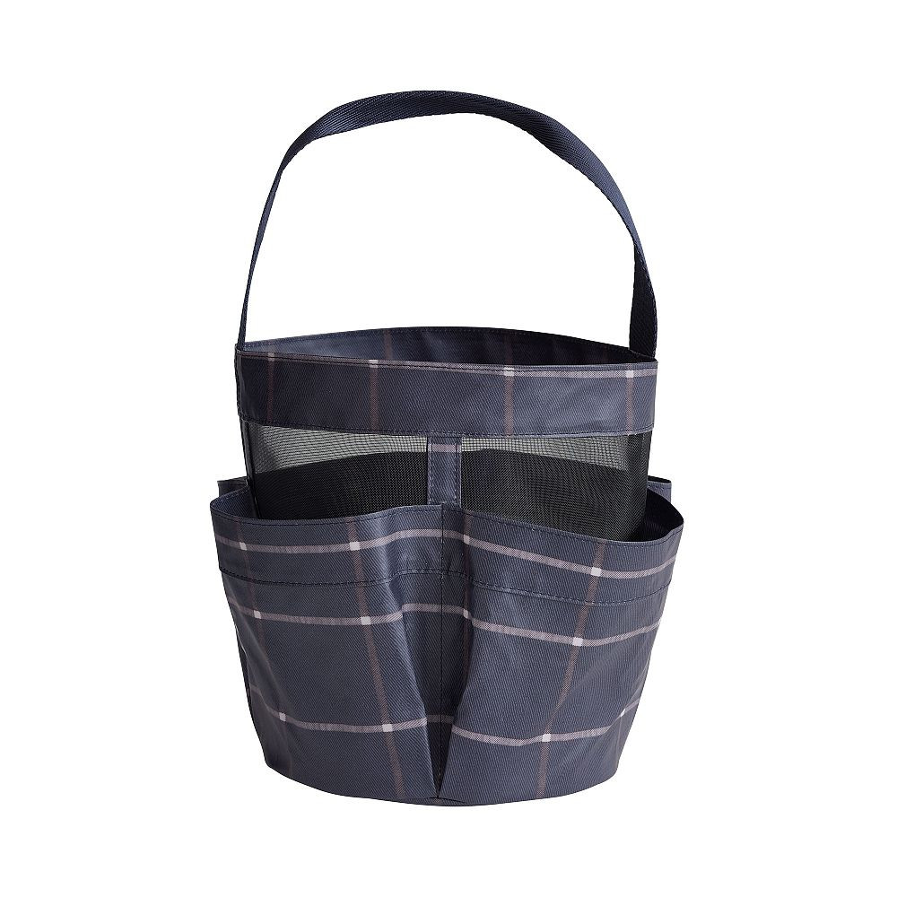 Boxter Plaid Shower Caddy | Pottery Barn Teen