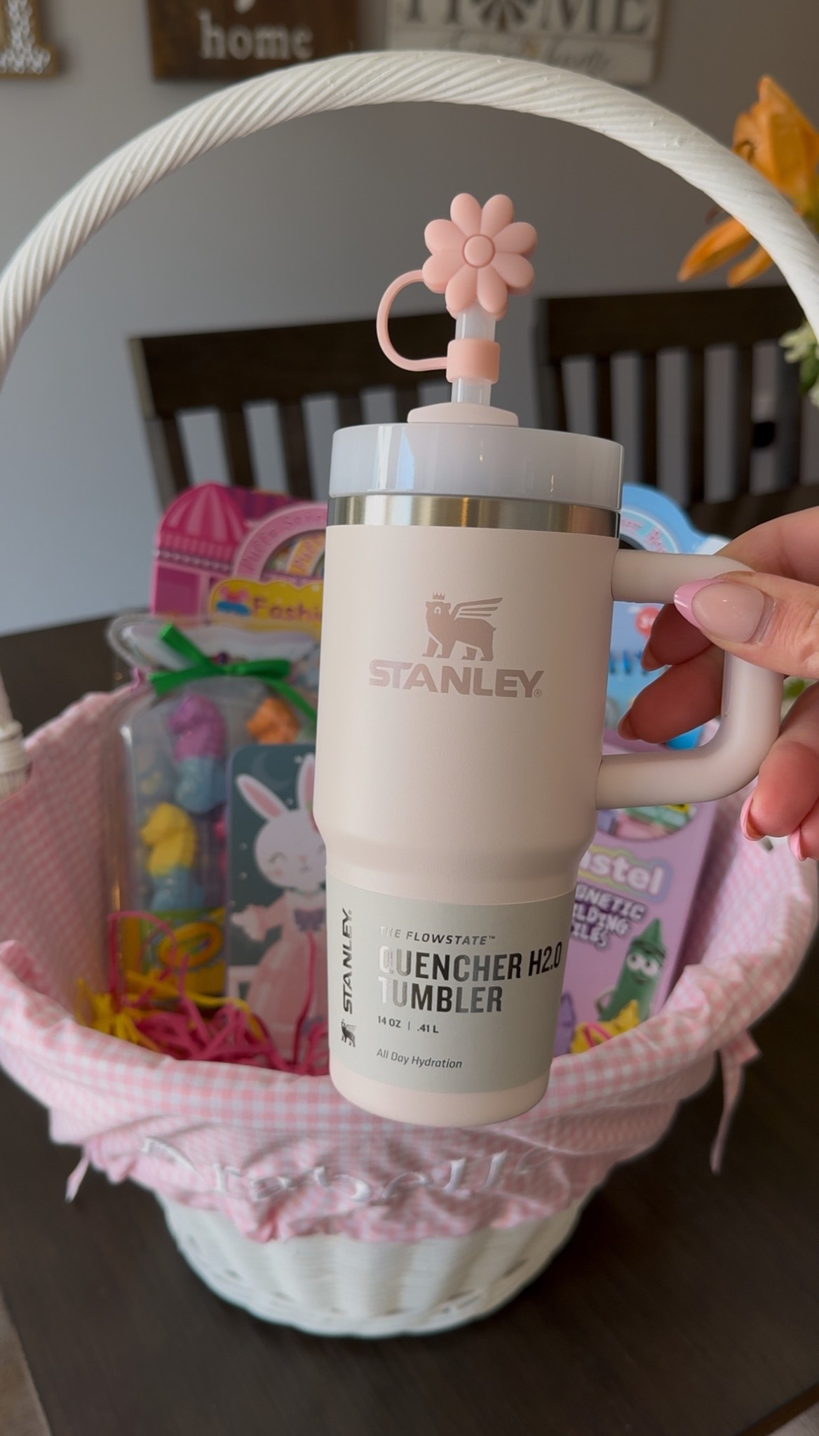 Cutest 14 oz mini Stanley for my daughter that matches my 40 Oz one! (Linked both)

Stanley cup, mini Stanley, mini tumbler, mini tumbler with handle, straw topper, baby girl Easter basket, toddler girl Easter basket, toddler Easter basket, Easter basket ideas 

#LTKTravel #LTKKids #LTKFamily