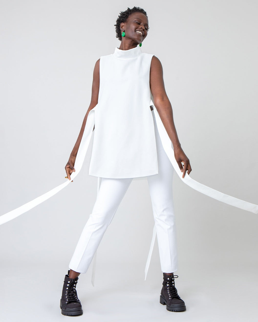 On-the-Go Ankle Slim Straight Pant with Silver Lining Technology | Spanx