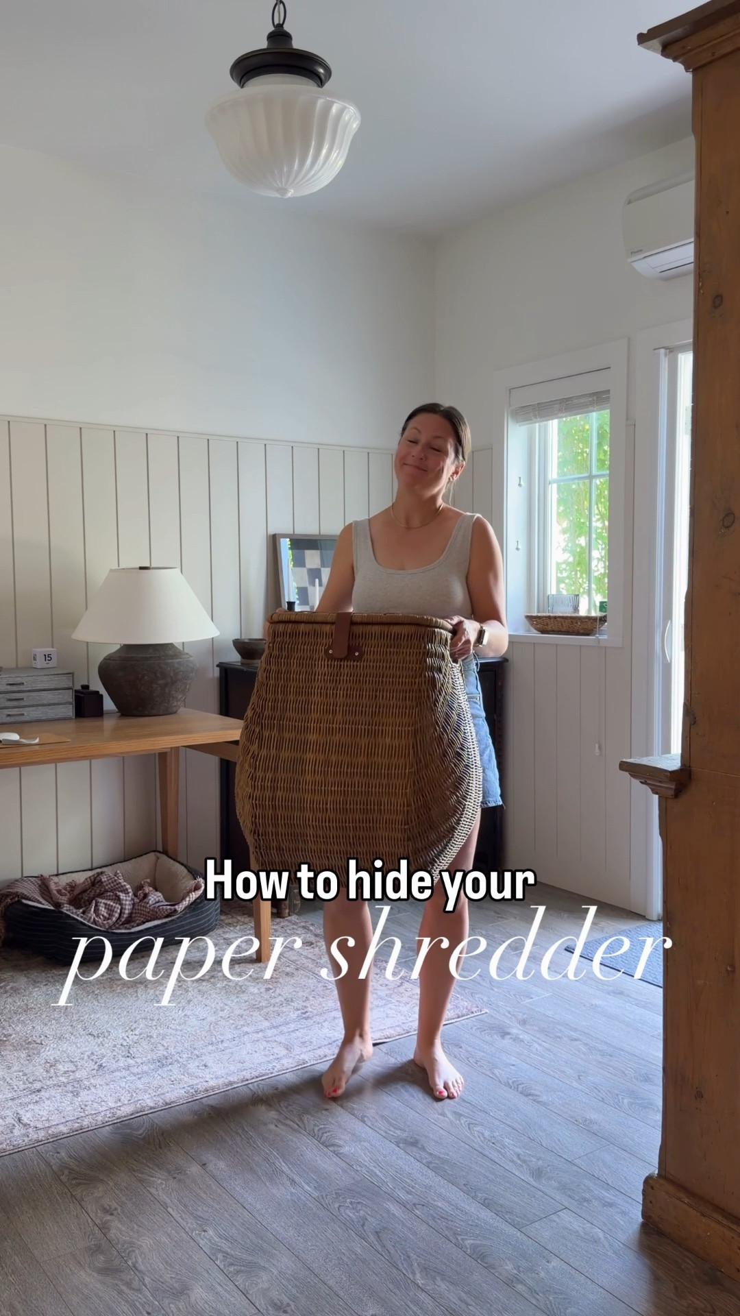 Found a way to hide my paper shredder... and now I can't stop staring at this corner of my office. 😂

Seriously though, why are paper shredders so ugly?

I've been working on making my home office feel more like me, and these two woven hampers from Wayfair are the perfect solution. They hide the shredder completely and look like a decorative storage piece. I found both a splurge and save, so you can choose the right price and option for YOU. Small change, huge difference.

I also rounded up a fresh batch of Wayfair finds that are giving "expensive taste, reasonable budget" energy. Think aesthetic office decor, hidden storage, organization solutions, neutral decor, and affordable pieces that look far more expensive than they are.

Everything is linked if you're in your "make my house look nicer without spending a fortune" era.

#WayfairPartner #AD #Wayfair #WayfairFinds #AestheticOffice #AestheticHome @Wayfair

#LTKhome #LTKfamily #LTKsale