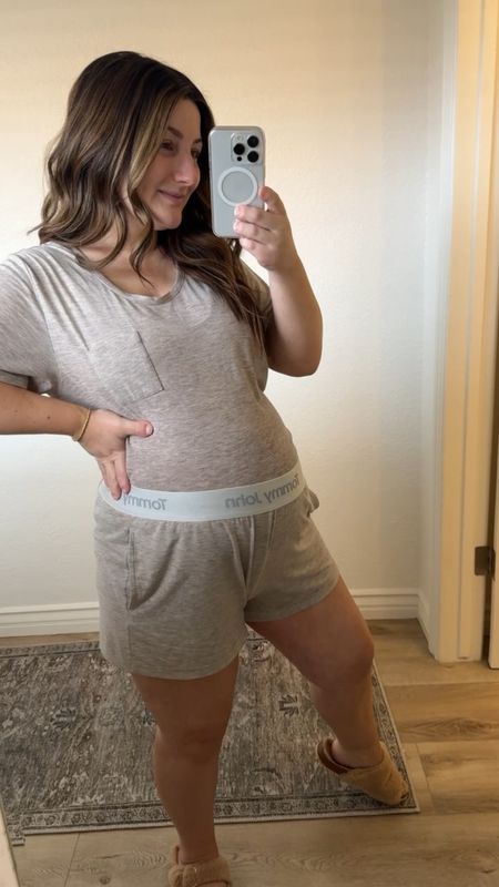 Tommy John makes some of softest pajamas and loungewear with the perfect amount of stretch!! 

I’m wearing a size medium at 34 weeks pregnant

Code: MIMI25 for 25% off the entire site 


#LTKBaby #LTKGiftGuide #LTKBump