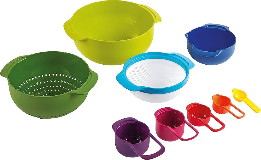 Amazon.com: Casdon Joseph Joseph Nest | Colourful Toy Food Prep Set for Children Aged 3 Years & U... | Amazon (US)