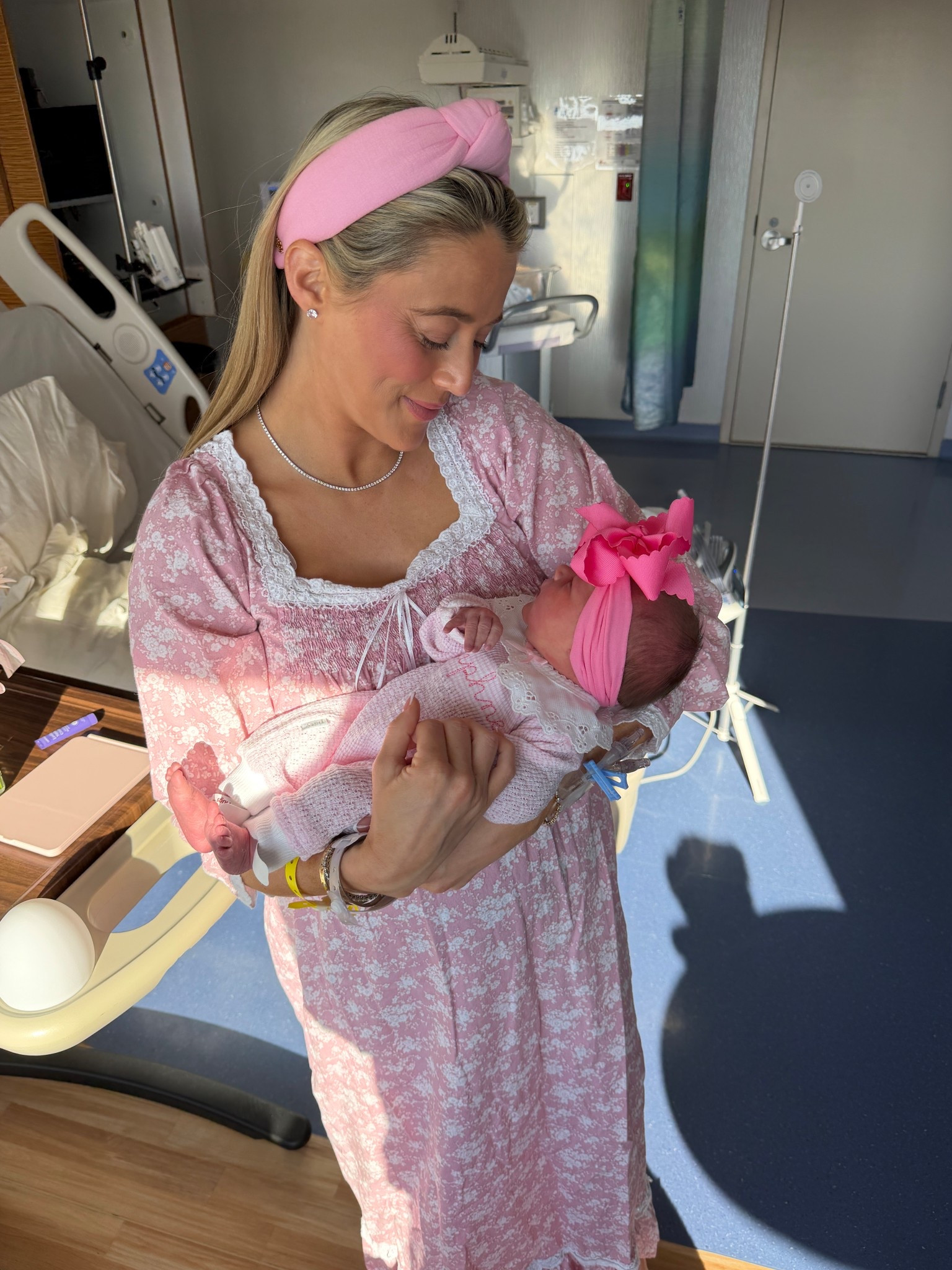 Postpartum Nightgown
Baby Girl
Pink Headband 

#LTKootd #LTKmomlife #LTKBaby