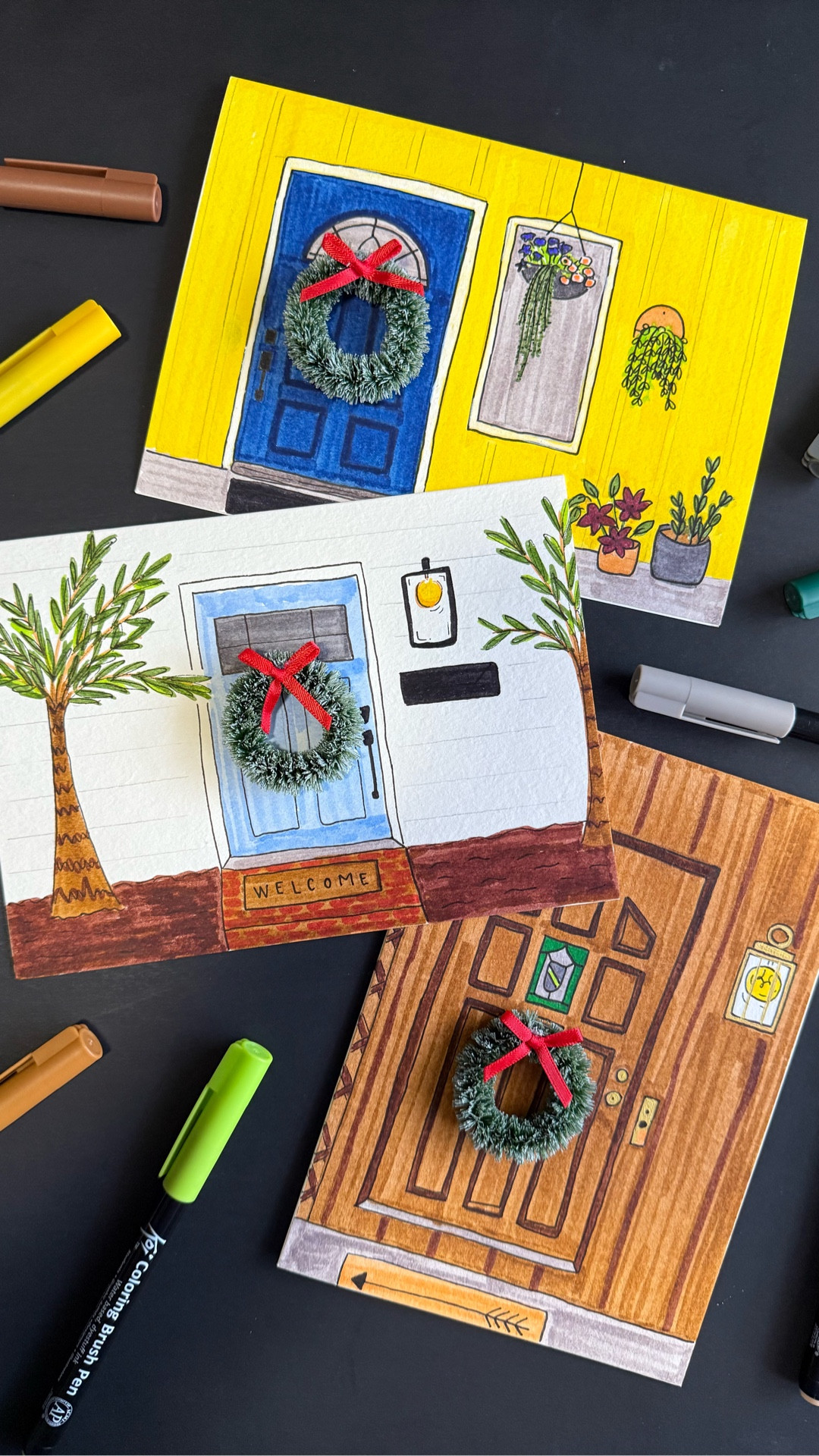 Create custom holiday door cards with me🚪✨✍🏻

This is a fun way to send a custom holiday card to anyone you know, but you might have to text them for a picture of their front door 🤭

#LTKHome #LTKHoliday #LTKGiftGuide