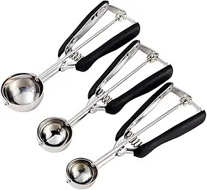 Cookie Scoop Set - Include 1 Tbsp/ 2 Tbsp/ 3Tbsp - 3 PCS Cookie Scoops for Baking - Cookie Dough ... | Amazon (US)