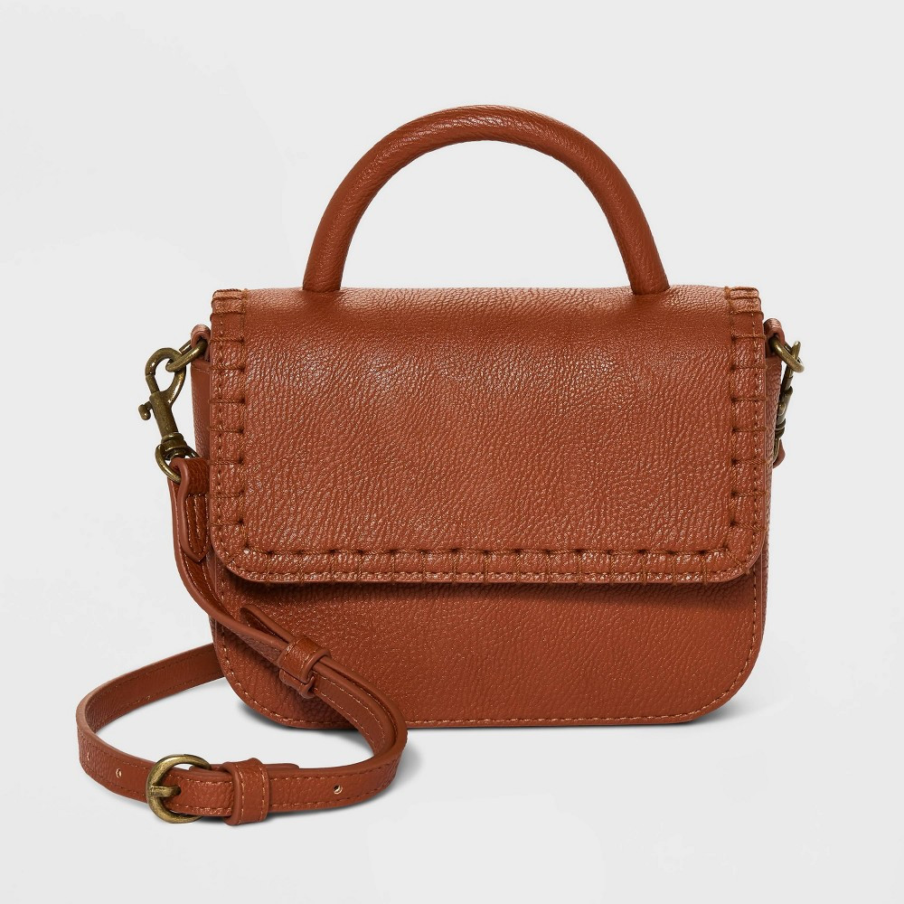 Mini Crossbody Bag - Universal Thread Cognac, Red | Target