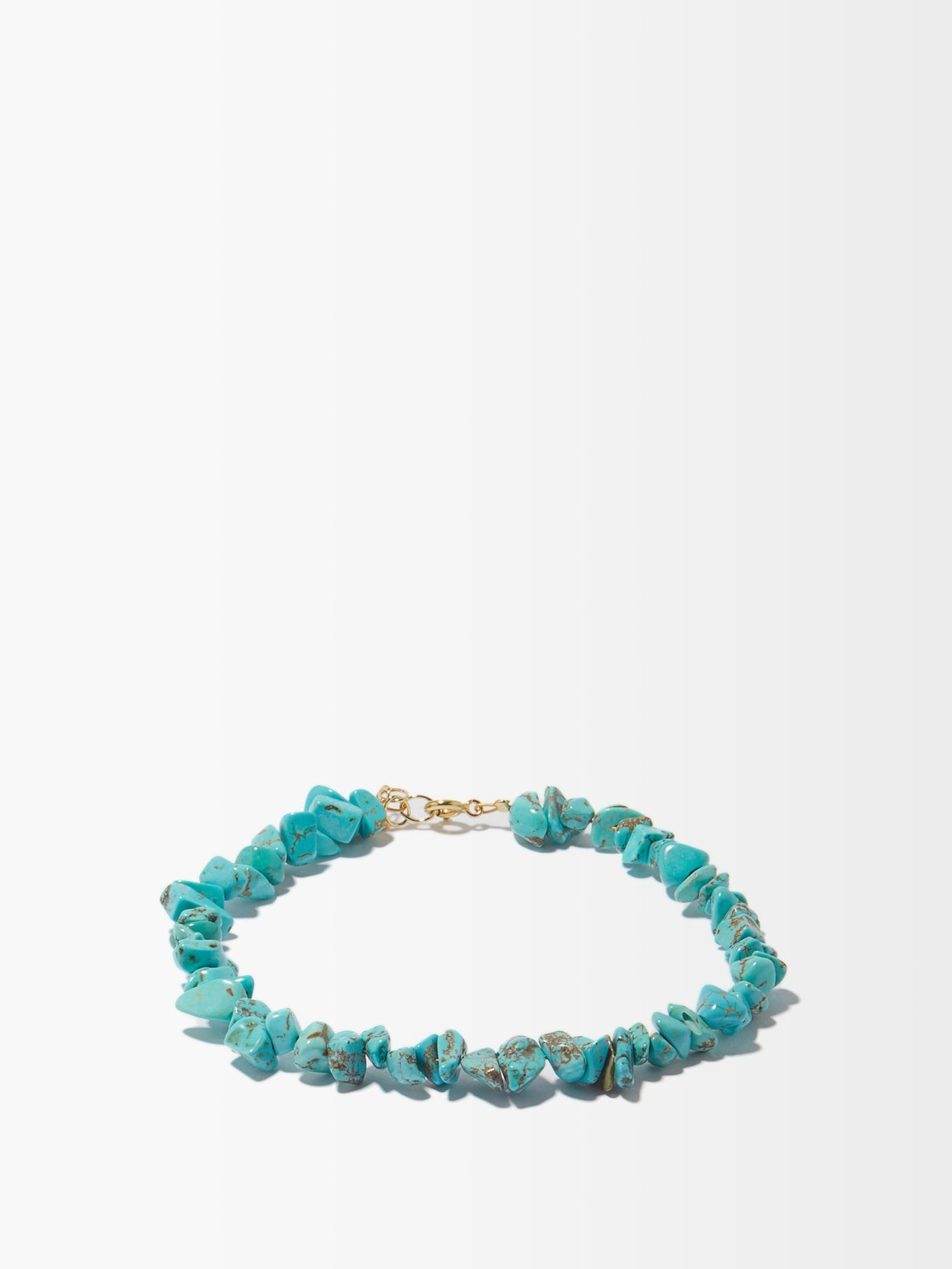 Pink Sands howlite bead & gold-plated anklet | Matches (US)