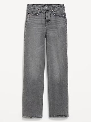 Extra High-Waisted Button-Fly Wide-Leg Jeans for Women | Old Navy (US)