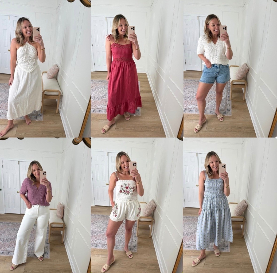 Casual spring and summer outfits! Wearing a med in dresses, size 10/large in the shorts and pants 
fb 

#LTKMothersDay #LTKmomlife #LTKMidsize