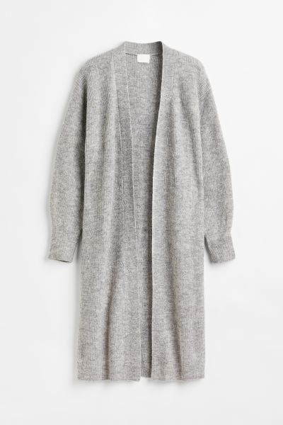 Long Rib-knit Cardigan | H&M (US + CA)