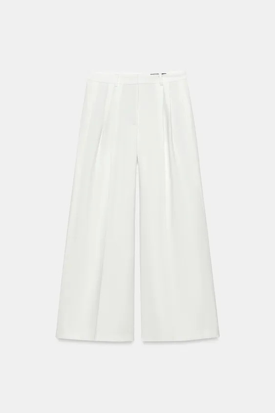 PANTALONI A GAMBA LARGA PIEGHE ZW COLLECTION | Zara IT