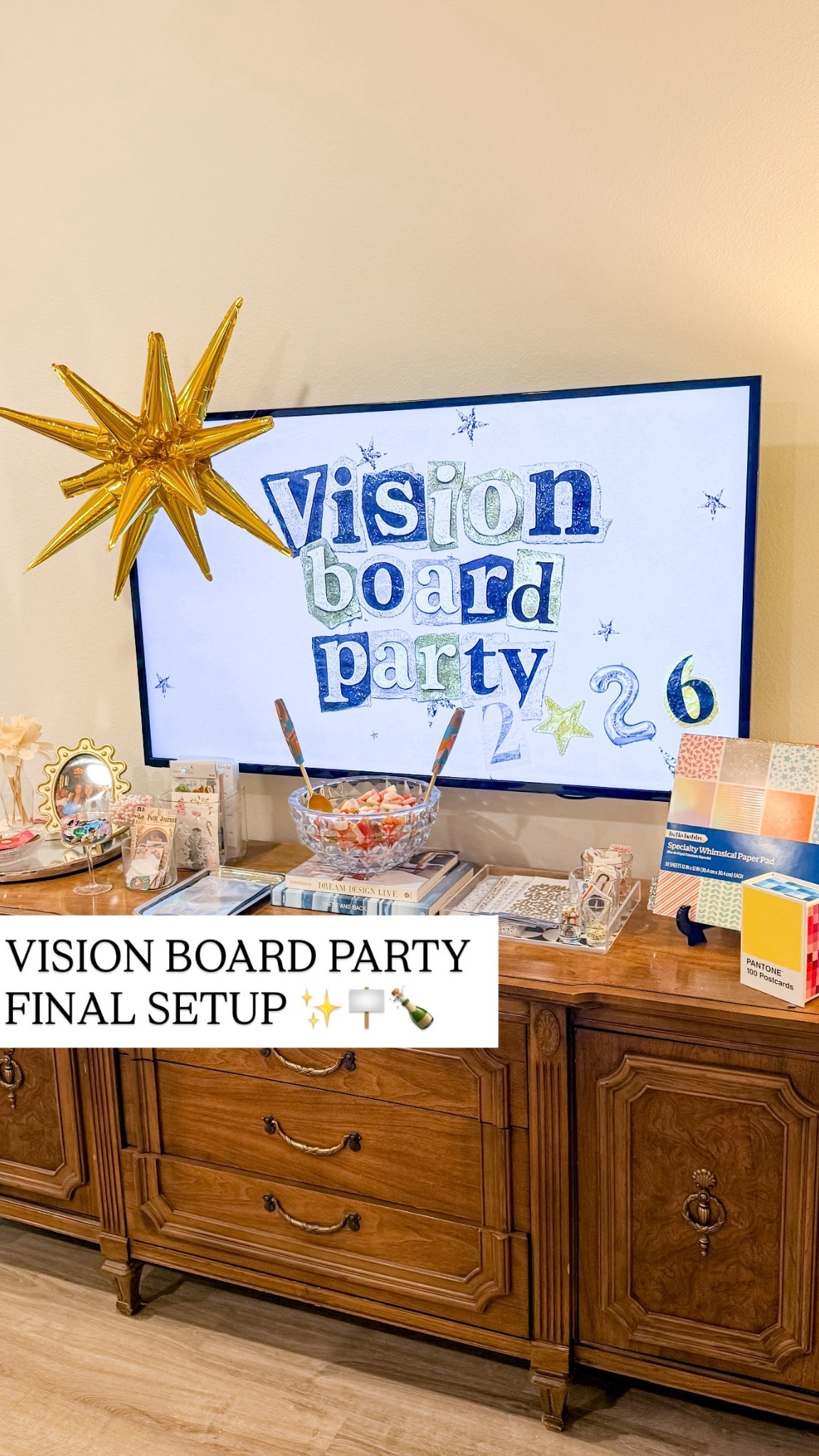 All of the linkable supplies from the vision board party! If it’s not in here it’s likely from Homegoods or old!

#LTKHome #LTKSeasonal