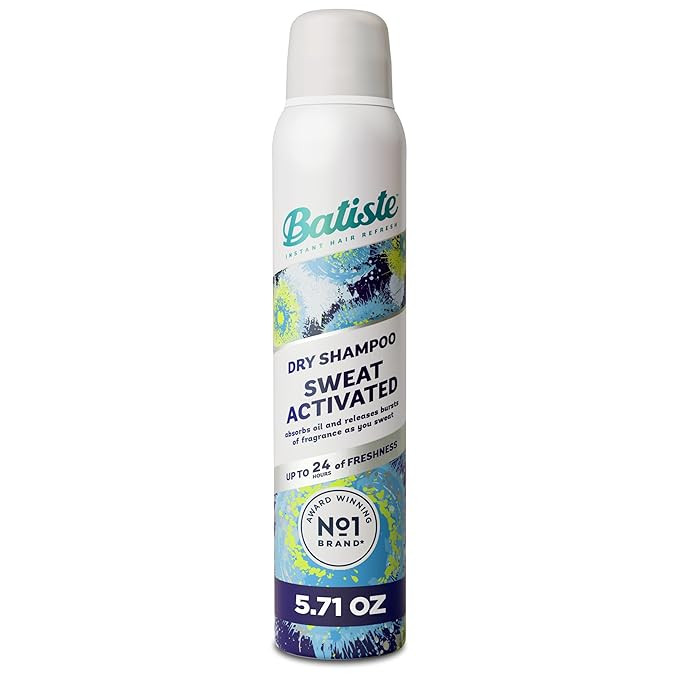 Batiste Sweat Activated Dry Shampoo with Scent-Releasing Tech, 5.71 Oz | Neutralizes Odor up to 2... | Amazon (US)