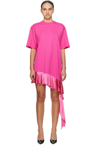 Pink T-Shirt Minidress | SSENSE