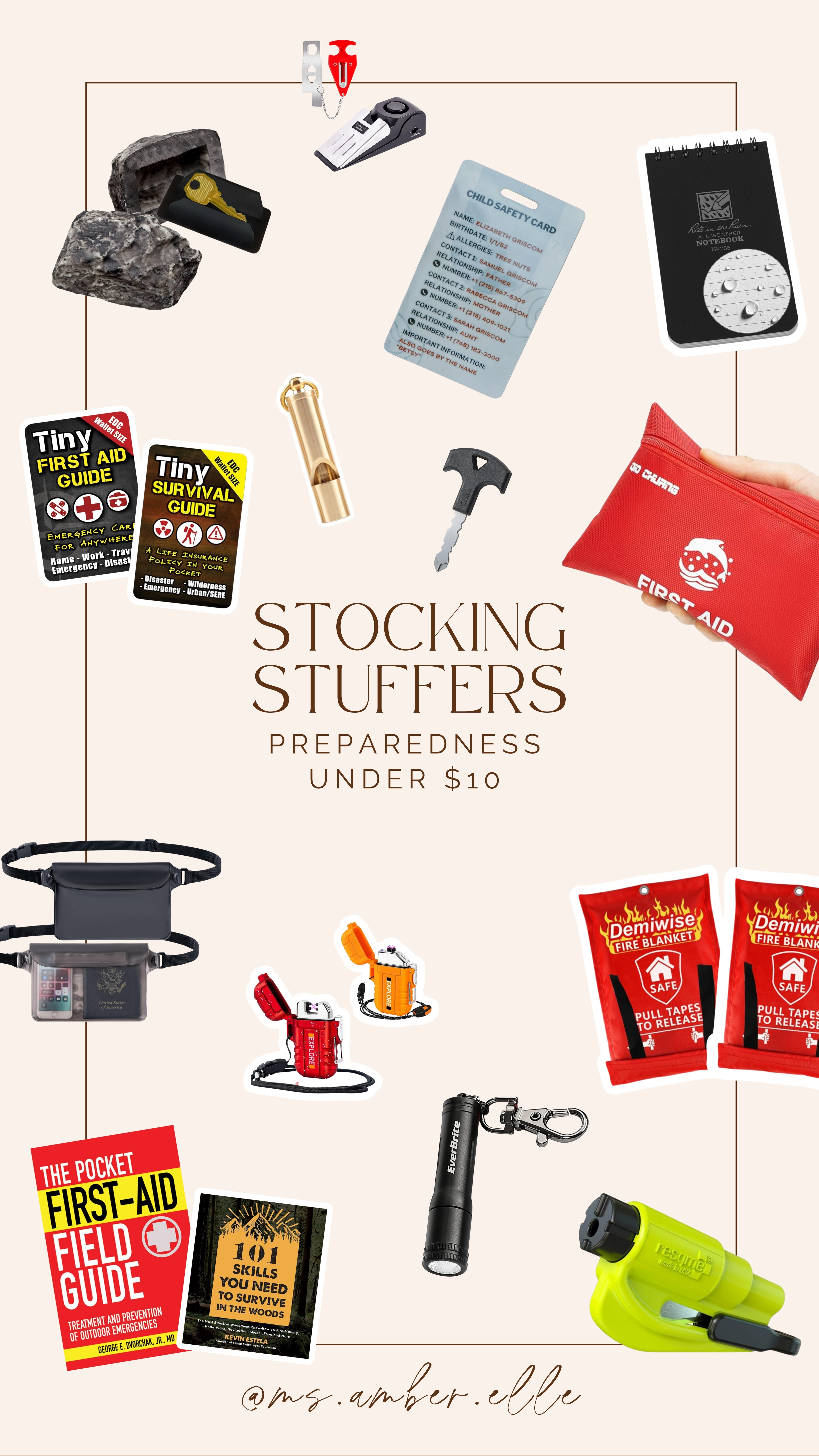 Preparedness stocking stuffers and gifts under $10. 

 #LTKGiftGuide #LTKSaleAlert #LTKFindsUnder50