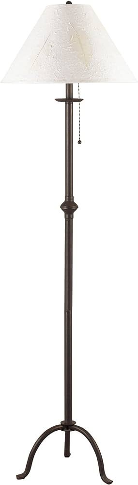 Cal Lighting BO-903FL Iron Floor Lamp with Pull Chain, Matte Black | Amazon (US)