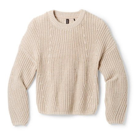 prAna Women's Sunday River Crewneck Sweater  White XS | REI