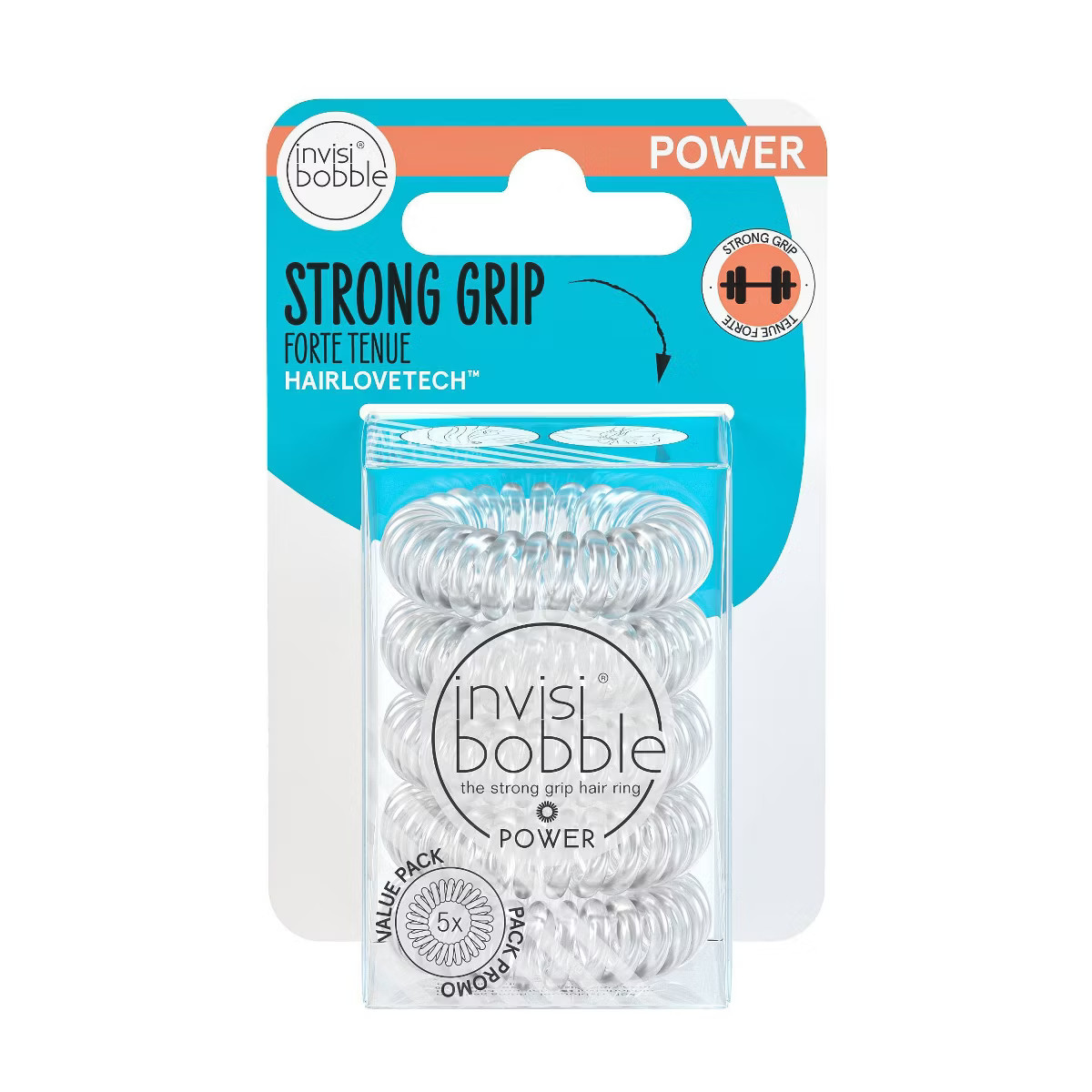 invisibobble Power Multipack - Crystal Clear - 5pk | Target