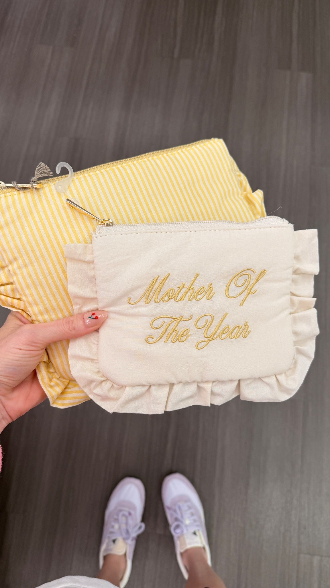 Mother's Day Striped Ruffle Pouch from Target

#LTKMothersDay #LTKBeauty #LTKmomlife