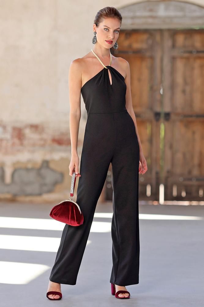 the chain attraction jumpsuit | Versona