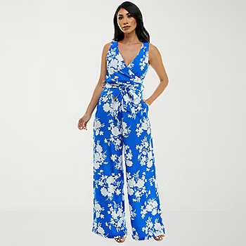 Premier Amour Floral Sleeveless Jumpsuit | JCPenney
