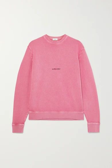 Printed cotton-terry sweater | NET-A-PORTER (UK & EU)