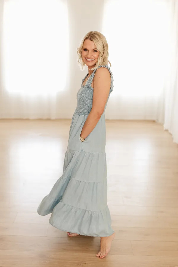 GRACE TIERED DRESS | Dear John Denim