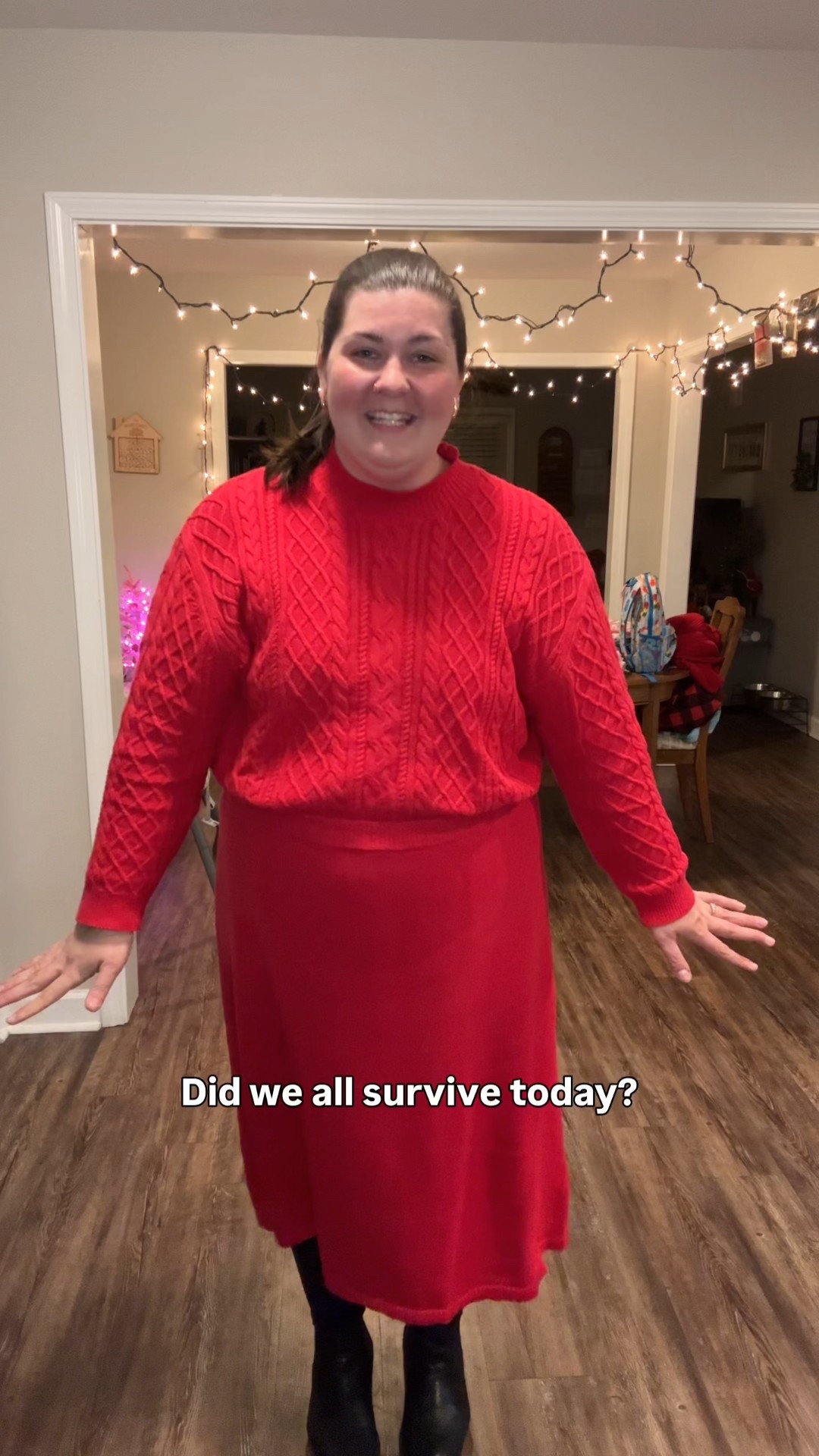 The cutest matching sweater set for the winter months! Also perfect for Valentine’s Day! 

#LTKSeasonal #LTKootd #LTKPlusSize