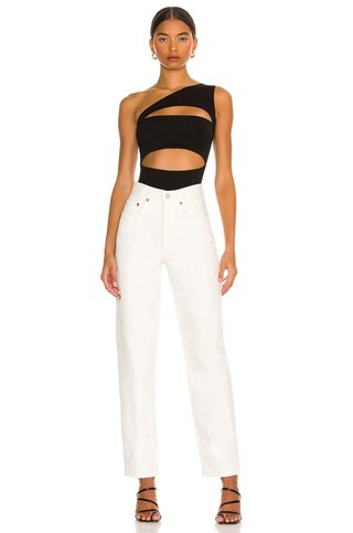 Tori Cut Out Bodysuit in Black | Revolve Clothing (Global)