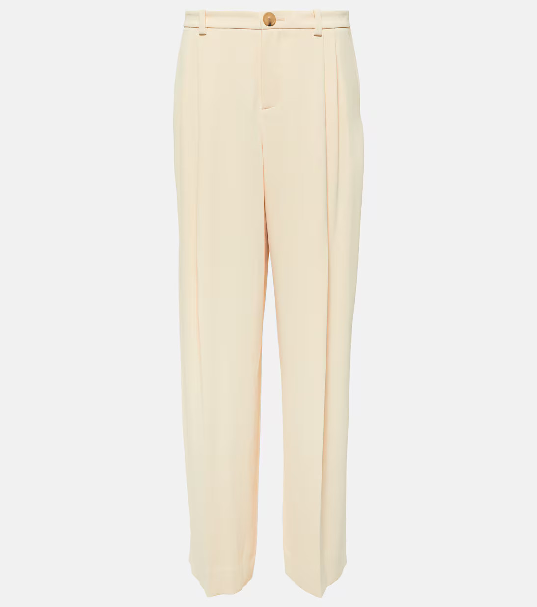 Low-rise crêpe wide pants | Mytheresa (US/CA)