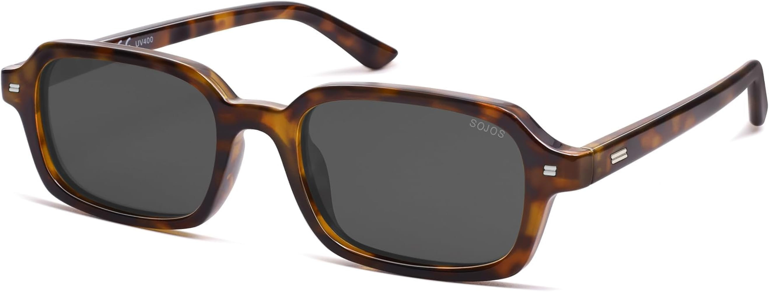 SOJOS Trendy Rectangle Polarized Sunglasses Womens Mens SJ2610 | Amazon (US)