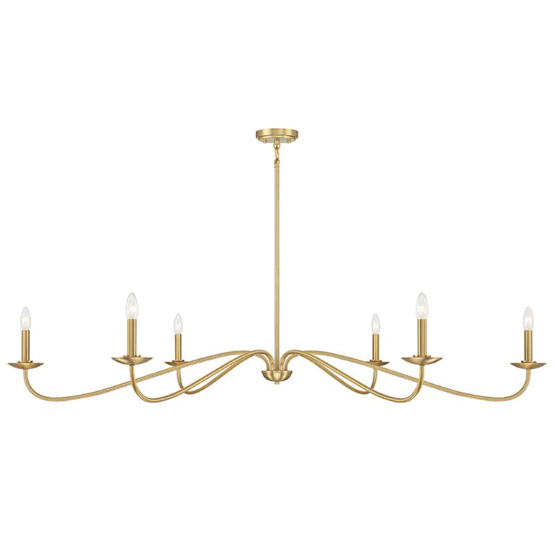Zoyla 6 Light Metal Dimmable Chandelier | Joss & Main
