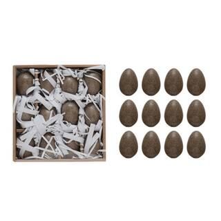 2" Brown Decorative Stoneware Eggs, 12ct. | Accent Pieces | Michaels | Michaels Stores