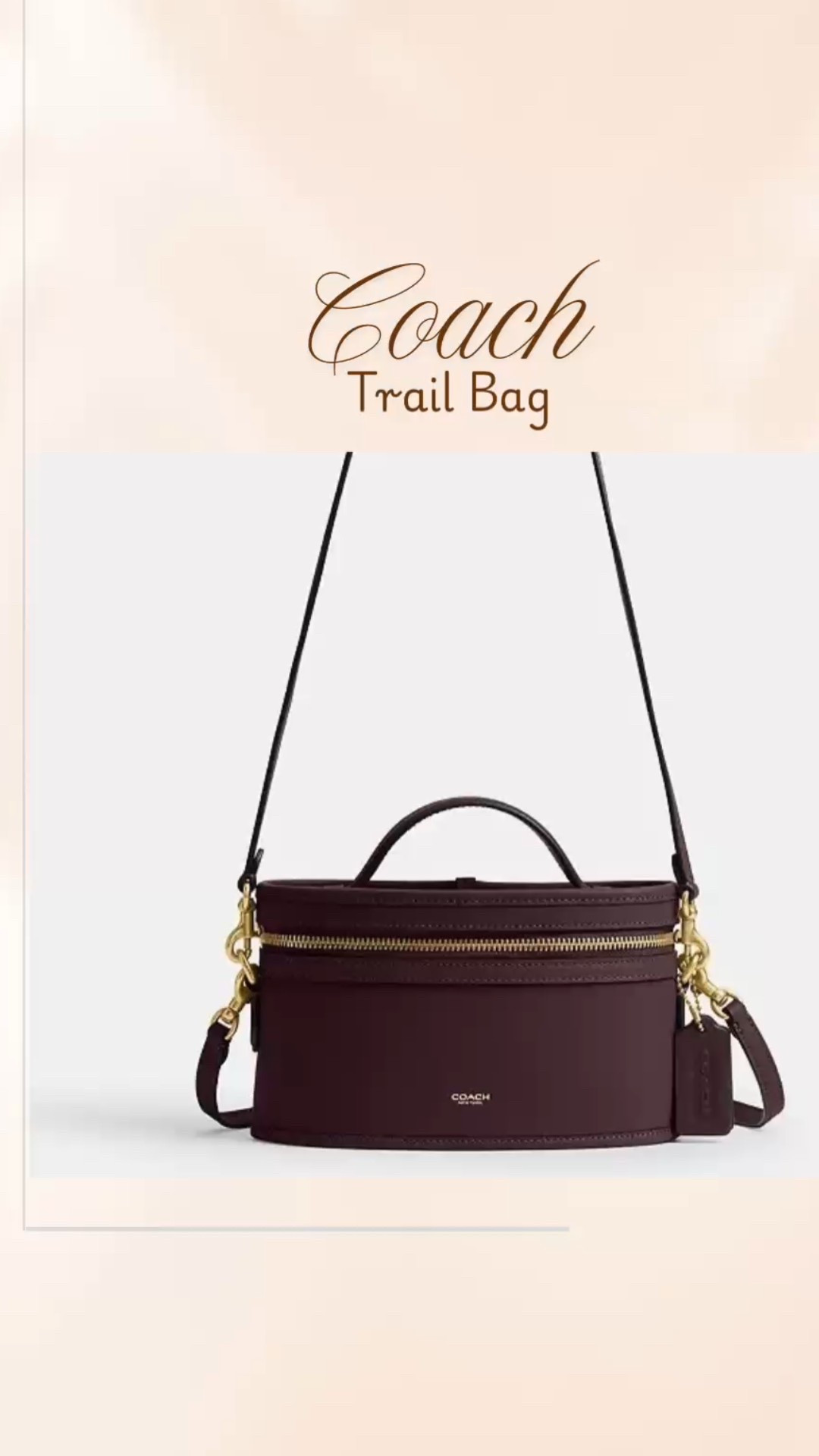 The Trail Bag is part of The Coach Originals, a collection of archival-inspired and vintage bags that celebrates our legacy and authentic New York heritage. Reimagined for today, this petite style is based on a Coach design from 1994.

Im soooo into petite and mini bags these days. Keeping it simplee

#LTKGiftGuide #LTKHoliday #LTKOver40