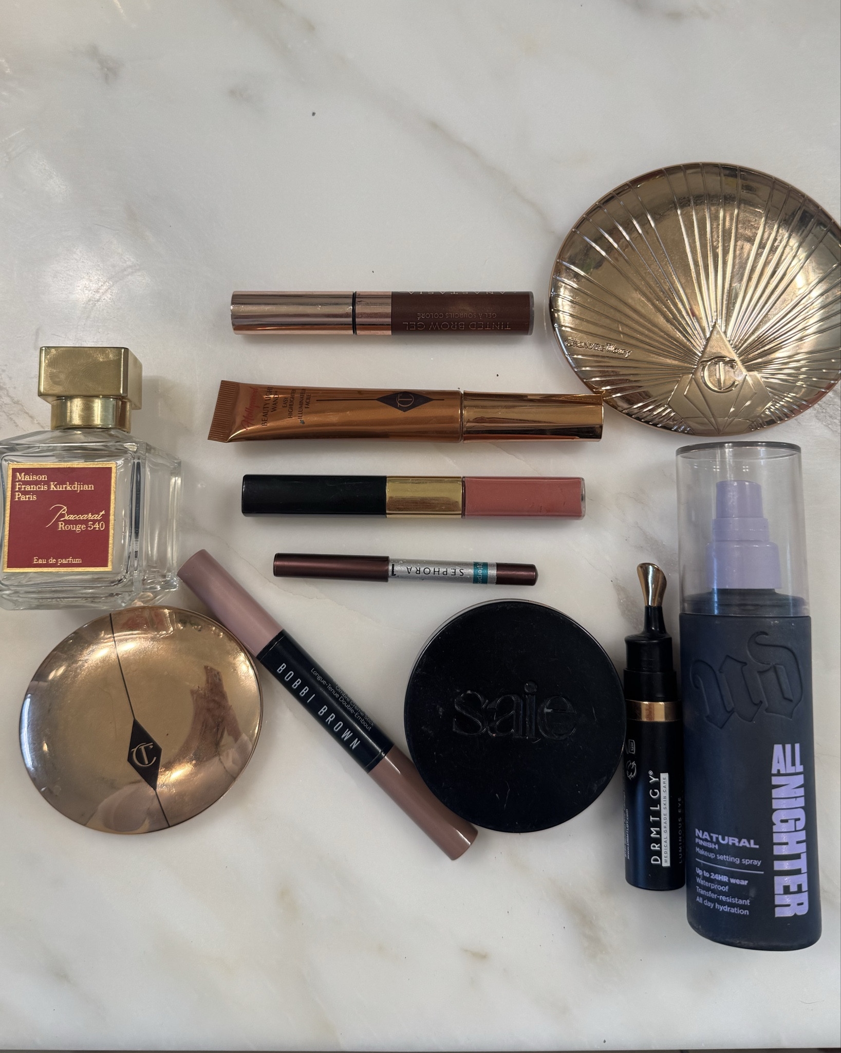 A round up of some of my favorite empties that I have reordered over and over again! 

These are some of my favorite products that I use daily! 

- Chanel in “Darling Pink”
- Saie in “Light Bronze”
- Sephora eyeliner in “Cocoa”
- Charlotte Tilbury bronzer in “Medium”
- Charlotte Tilbury Flawless setting powder in “Medium”
- Charlotte Tilbury Beauty highlighter wand in “Spotlight"
- Brown Brown dual ended in Radian Rose/Brazen 
- Anastasia Brow gel in “Medium Brown"
- NARS eye shade stick in “Orgasm” 

#LTKFindsUnder50 #LTKselfcare #LTKBeauty