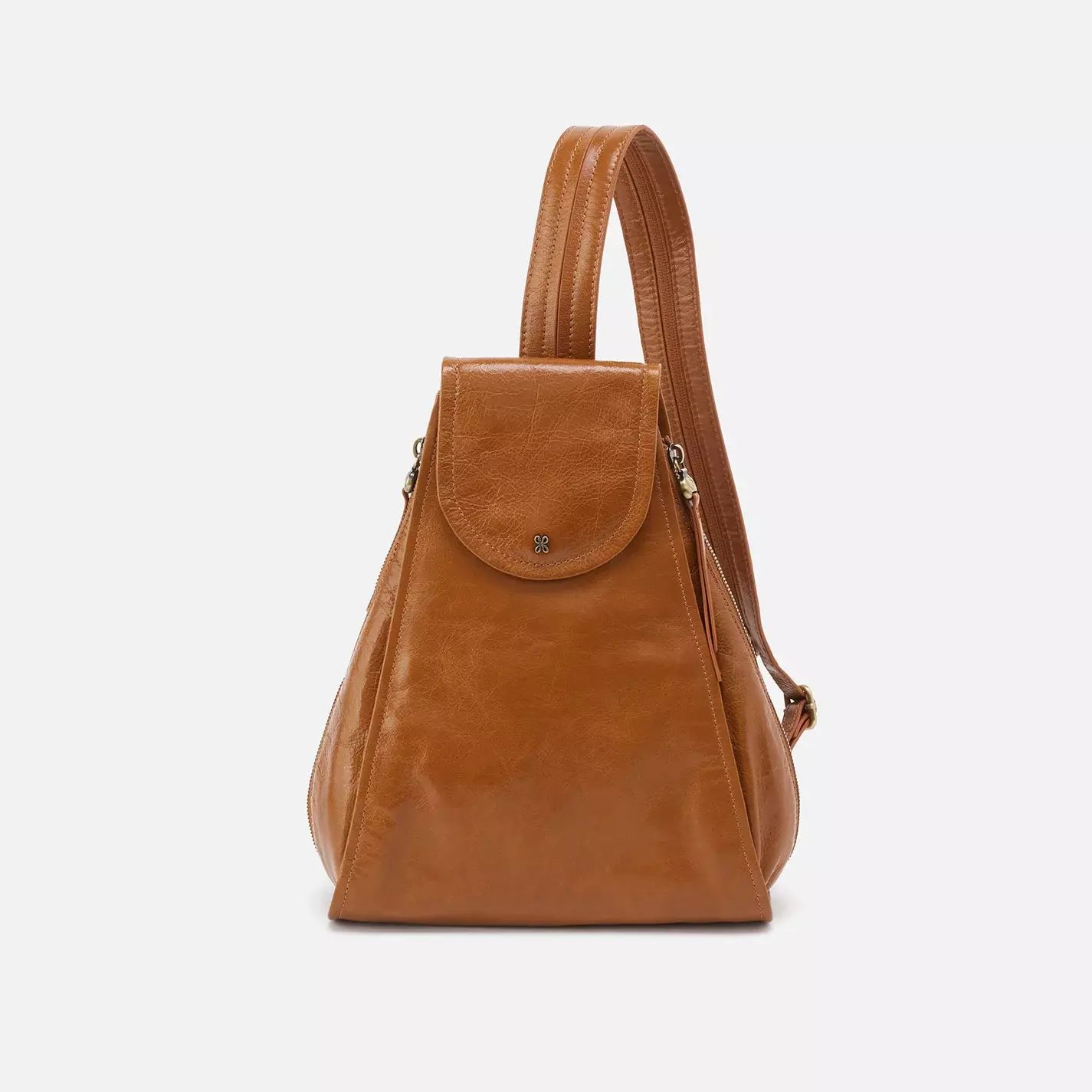 Betta Sling in Polished Leather - Truffle | HOBO Bags