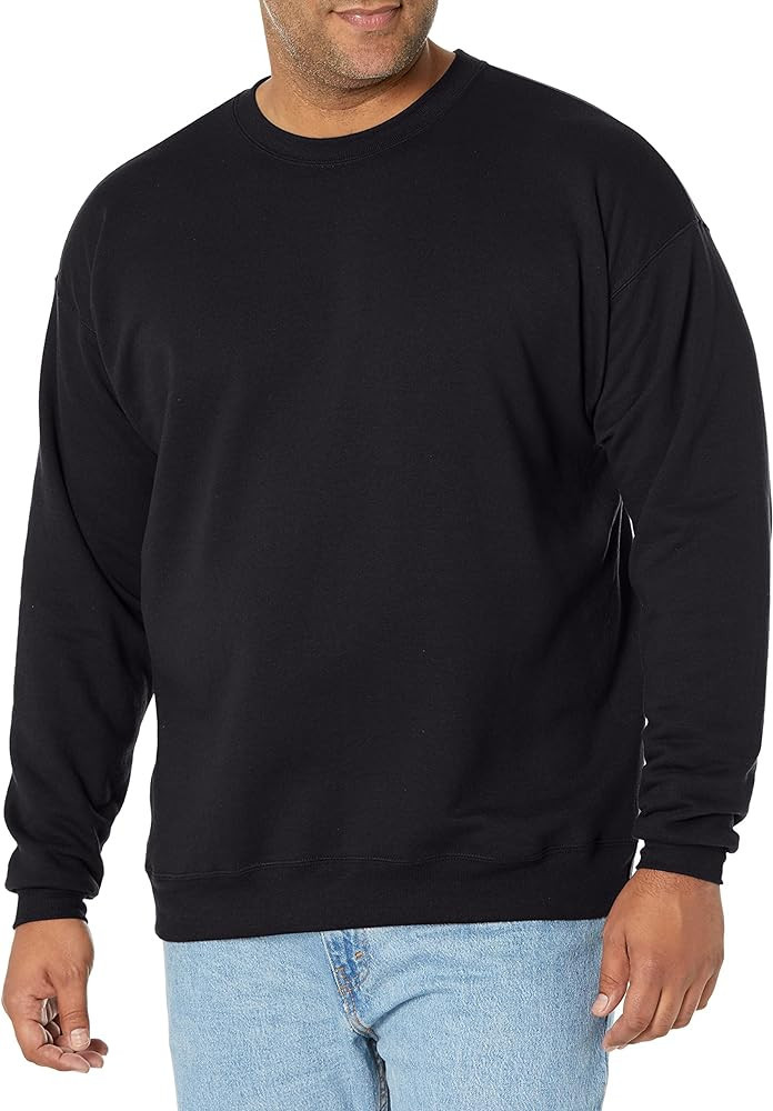 Hanes Men's Ecosmart Fleece Sweatshirt, Cotton-blend Pullover, Crewneck Sweatshirt for Men (1 Or ... | Amazon (US)