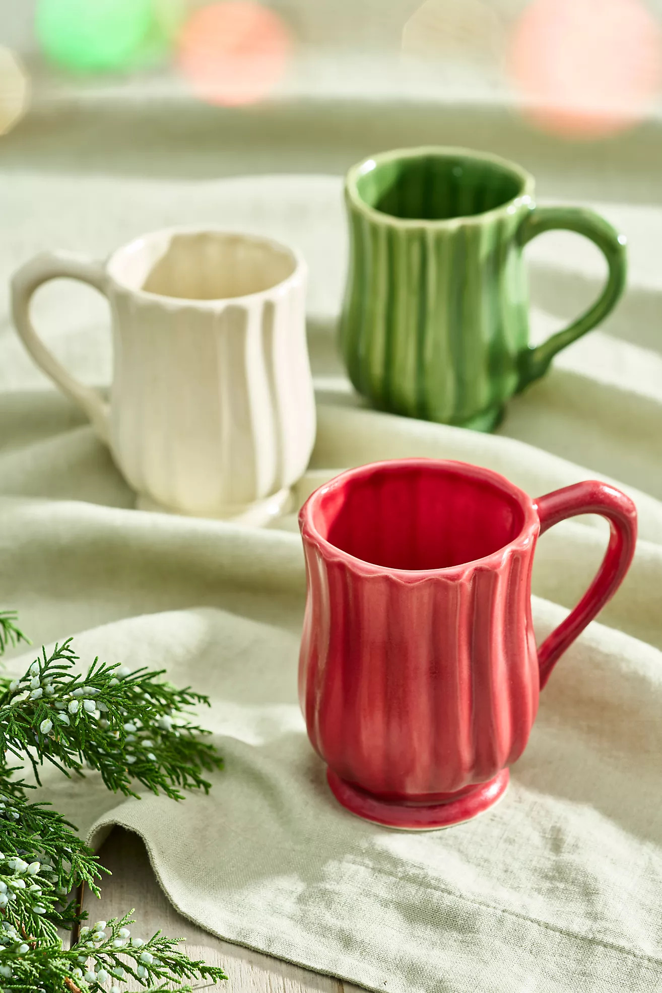 Scalloped Stoneware Mug | Anthropologie (US)