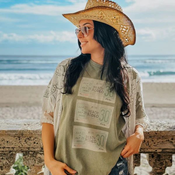 Beach Rodeo Mineral Wash Tee | Mountain Moverz